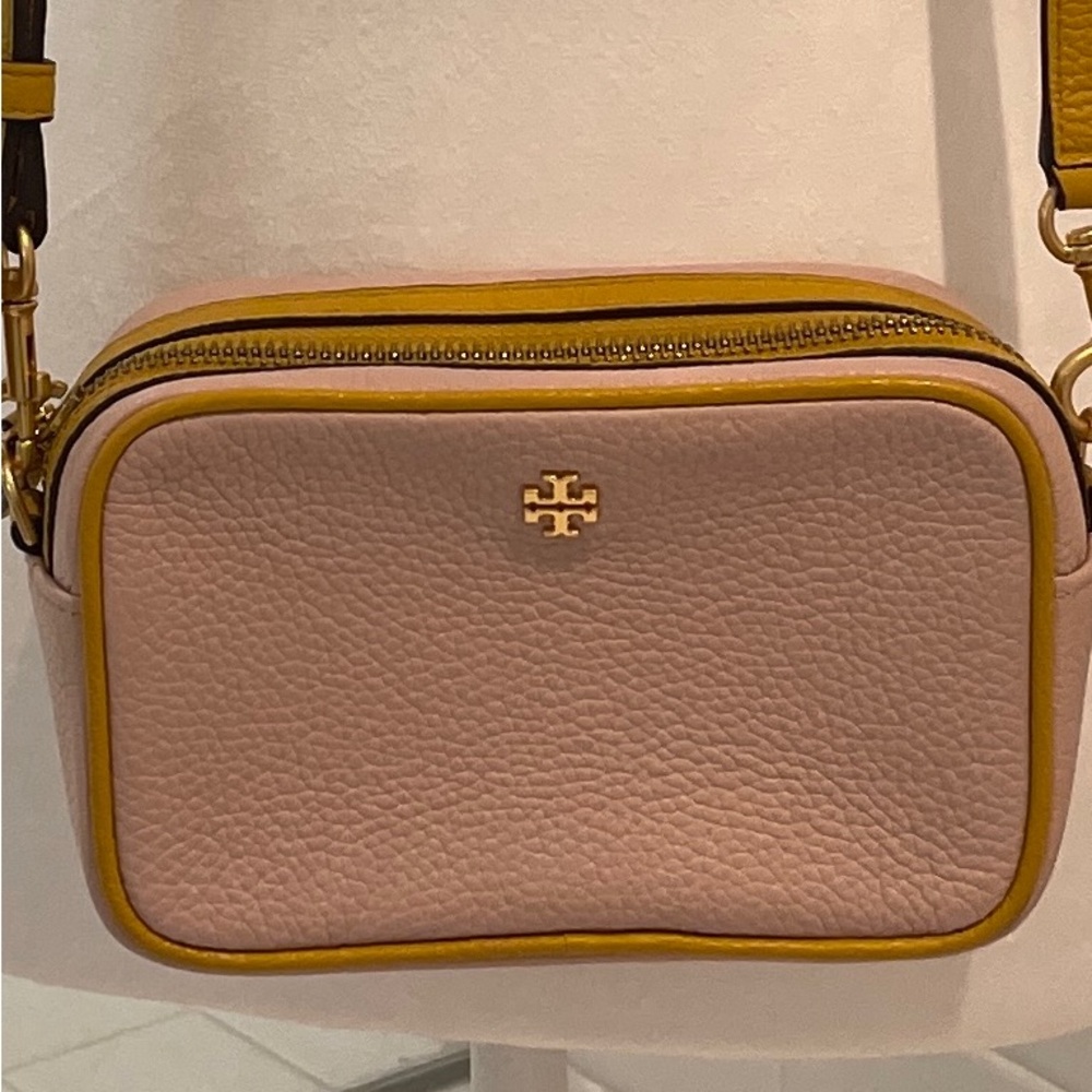 Tory Burch Blush and Mustard Crossbody Bag